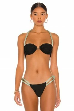 Hot Sale ❤️ Camila Coelho 🩱 Swimsuits & Cover-Ups Camila Coelho Solana Top In Black 👍