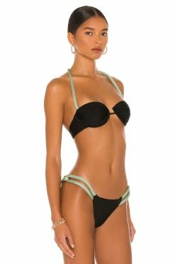Hot Sale ❤️ Camila Coelho 🩱 Swimsuits & Cover-Ups Camila Coelho Solana Top In Black 👍 -Camila Coelho Sales COEL WX124 V2