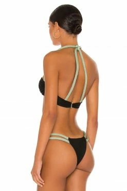 Hot Sale ❤️ Camila Coelho 🩱 Swimsuits & Cover-Ups Camila Coelho Solana Top In Black 👍 -Camila Coelho Sales COEL WX124 V3