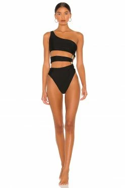 Best deal 😀 Camila Coelho 🩱 Swimsuits & Cover-Ups Camila Coelho Araceli One Piece In Black 🛒
