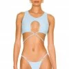 Wholesale ⭐ Camila Coelho 🩱 Swimsuits & Cover-Ups Camila Coelho Catalena Top In Sky Blue 🛒 -Camila Coelho Sales COEL WX131 V1