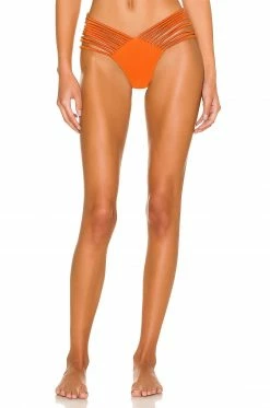 Top 10 👏 Camila Coelho 🩱 Swimsuits & Cover-Ups Camila Coelho Cristiano Bottom In Rust ⌛