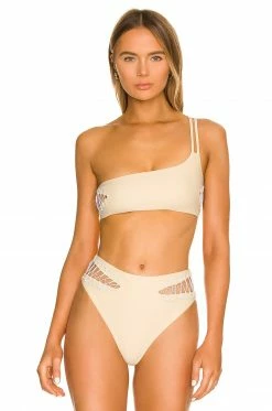 Deals ✨ Camila Coelho 🩱 Swimsuits & Cover-Ups Camila Coelho Caprice Top In Light Beige 👏