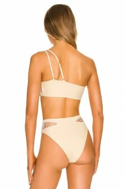 Deals ✨ Camila Coelho 🩱 Swimsuits & Cover-Ups Camila Coelho Caprice Top In Light Beige 👏 -Camila Coelho Sales COEL WX134 V3