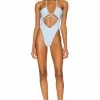 Best deal ✨ Camila Coelho 🩱 Swimsuits & Cover-Ups Camila Coelho Catalena One Piece In Sky Blue 🎉 -Camila Coelho Sales COEL WX137 V1