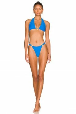 Buy 😀 Camila Coelho 🩱 Swimsuits & Cover-Ups Camila Coelho Risa Bottom In Oasis Blue 👍 -Camila Coelho Sales COEL WX138 V4
