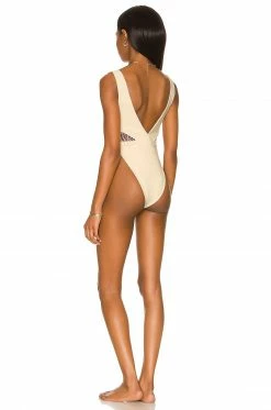 Best Pirce 🧨 Camila Coelho 🩱 Swimsuits & Cover-Ups Camila Coelho Caprice One Piece In Light Beige ⭐ -Camila Coelho Sales COEL WX139 V3
