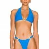 Cheap 🔥 Camila Coelho 🩱 Swimsuits & Cover-Ups Camila Coelho Risa Top In Oasis Blue 👏 -Camila Coelho Sales COEL WX144 V1