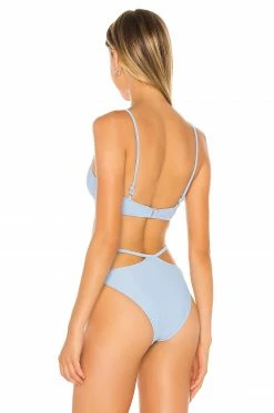 Flash Sale 🤩 Camila Coelho 🩱 Swimsuits & Cover-Ups Camila Coelho Marina Top In Aqua 😀 -Camila Coelho Sales COEL WX24 V3