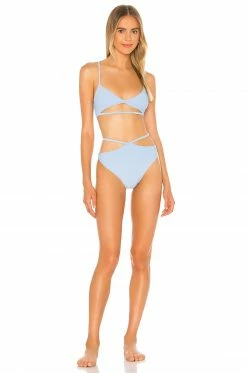 Best Sale 🎉 Camila Coelho 🩱 Swimsuits & Cover-Ups Camila Coelho Marina Bottom In Aqua 🎉 -Camila Coelho Sales COEL WX25 V4
