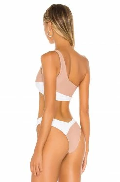 Hot Sale ✨ Camila Coelho 🩱 Swimsuits & Cover-Ups Camila Coelho Rumba Top In White & Nude 🥰 -Camila Coelho Sales COEL WX29 V3
