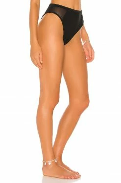 Hot Sale 💯 Camila Coelho 🩱 Swimsuits & Cover-Ups Camila Coelho Micaela High Waist Bottom In Black 😀 -Camila Coelho Sales COEL WX34 V2