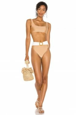 Deals ⌛ Camila Coelho 🩱 Swimsuits & Cover-Ups Camila Coelho Bonita Top In Nude ⌛ -Camila Coelho Sales COEL WX35 V4