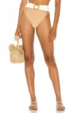 Flash Sale 👍 Camila Coelho 🩱 Swimsuits & Cover-Ups Camila Coelho Bonita High Waist Bottom In Nude 🥰