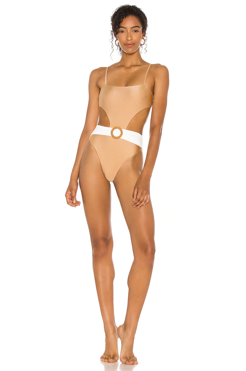 Best deal 👏 Camila Coelho 🩱 Swimsuits & Cover-Ups Camila Coelho Bonita One Piece In Nude 🛒