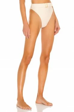 Best Sale ⭐ Camila Coelho 🩱 Swimsuits & Cover-Ups Camila Coelho Catarina High Waist Bottom In Creme 🔥 -Camila Coelho Sales COEL WX53 V2