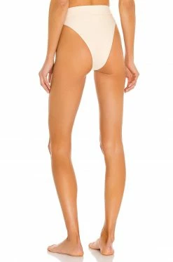 Best Sale ⭐ Camila Coelho 🩱 Swimsuits & Cover-Ups Camila Coelho Catarina High Waist Bottom In Creme 🔥 -Camila Coelho Sales COEL WX53 V3