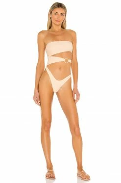 Deals 👍 Camila Coelho 🩱 Swimsuits & Cover-Ups Camila Coelho Dylla One Piece In Creme 😍