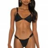 Wholesale 🌟 Camila Coelho 🩱 Swimsuits & Cover-Ups Camila Coelho Alanza Top In Black 🥰 -Camila Coelho Sales COEL WX70 V1