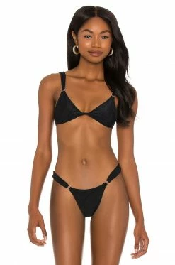 Wholesale 🌟 Camila Coelho 🩱 Swimsuits & Cover-Ups Camila Coelho Alanza Top In Black 🥰