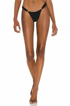 Cheapest 🥰 Camila Coelho 🩱 Swimsuits & Cover-Ups Camila Coelho Alanza Bottom In Black 🔥