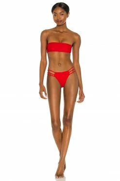 Best reviews of 😍 Camila Coelho 🩱 Swimsuits & Cover-Ups Camila Coelho Lia Bottom In Red ✨ -Camila Coelho Sales COEL WX75 V4