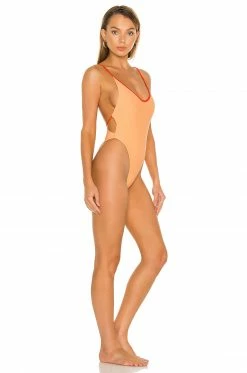 Hot Sale 💯 Camila Coelho 🩱 Swimsuits & Cover-Ups Camila Coelho Yara One Piece In Orange 🔔 -Camila Coelho Sales COEL WX78 V3