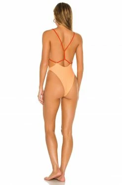 Hot Sale 💯 Camila Coelho 🩱 Swimsuits & Cover-Ups Camila Coelho Yara One Piece In Orange 🔔 -Camila Coelho Sales COEL WX78 V4