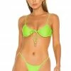 New ⌛ Camila Coelho 🩱 Swimsuits & Cover-Ups Camila Coelho Franny Top In Lime 💯