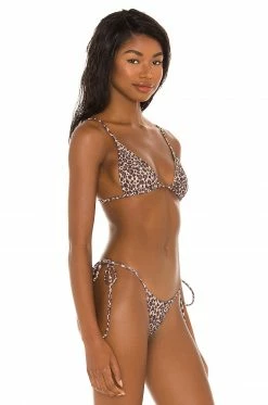 Promo 🎉 Camila Coelho 🩱 Swimsuits & Cover-Ups Camila Coelho Giavana Top In Natural Leopard ⌛ -Camila Coelho Sales COEL WX97 V2